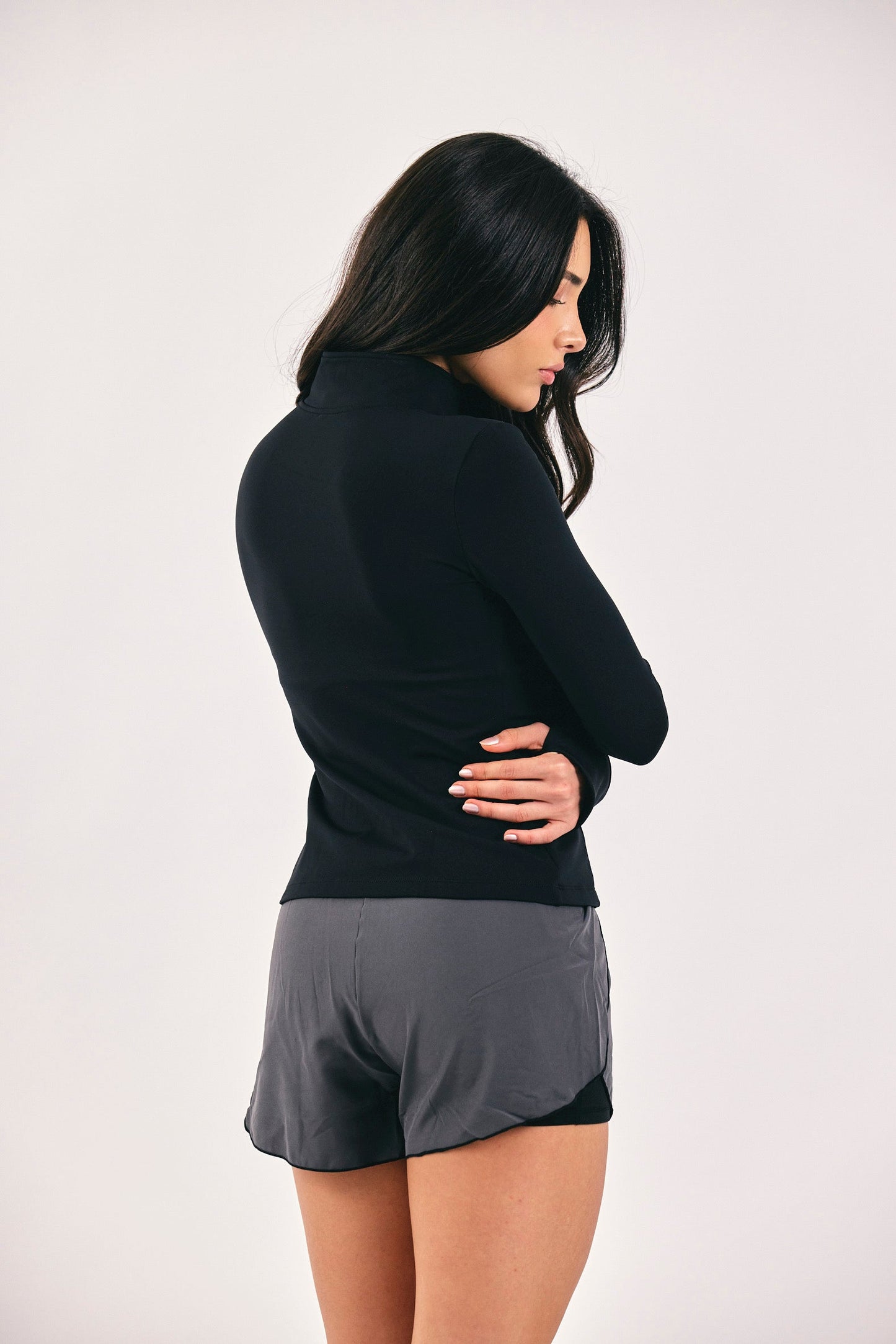 CHAQUETA FIT NEGRA