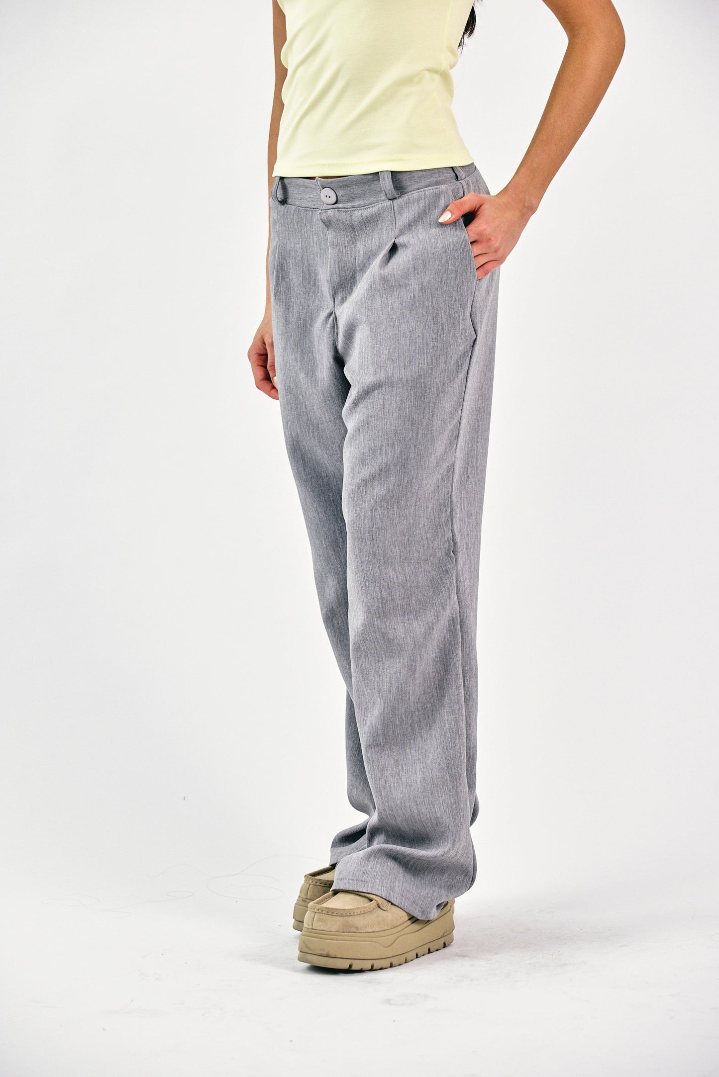 PANTALON OVER GRIS