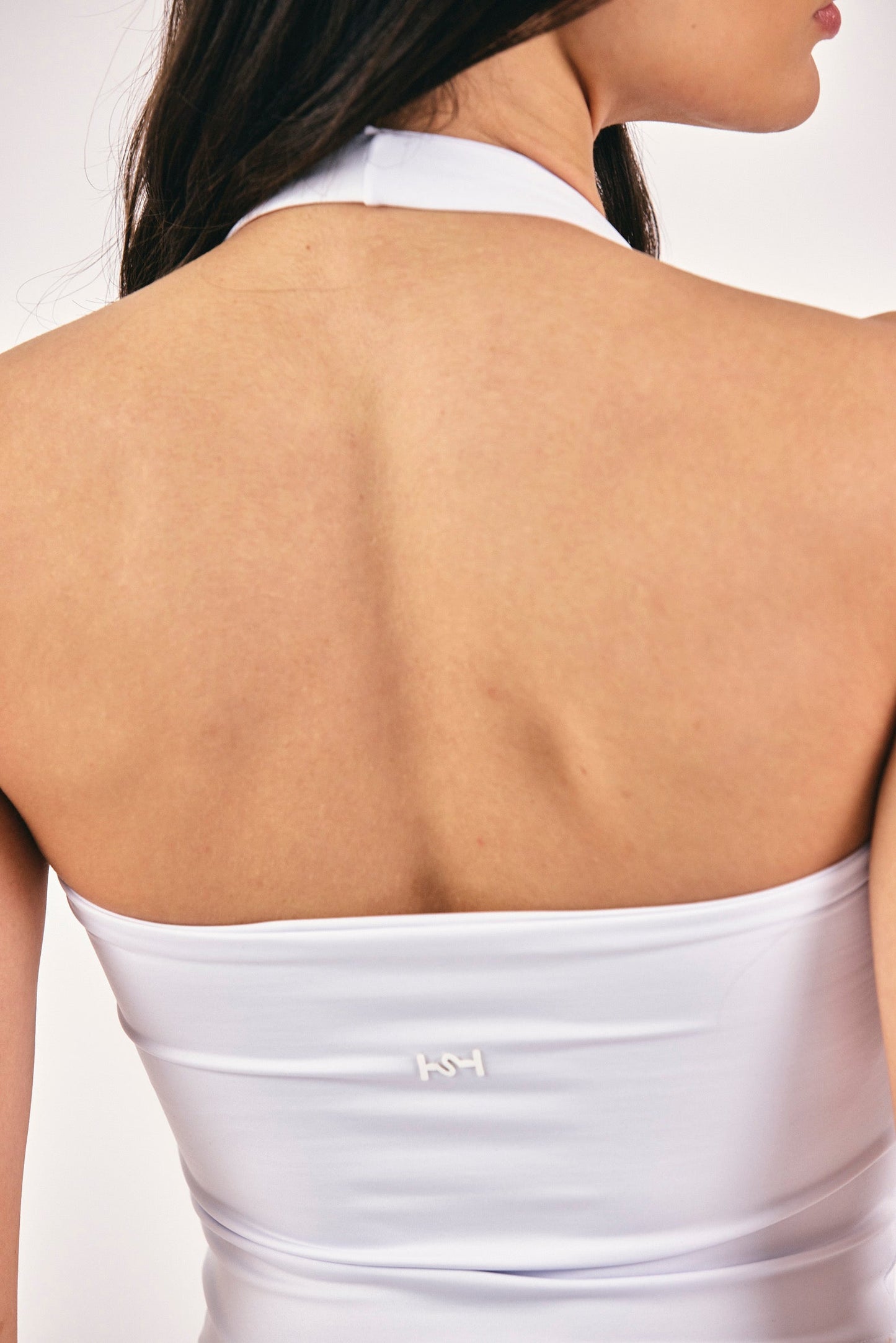 TOP HALTER BLANCO