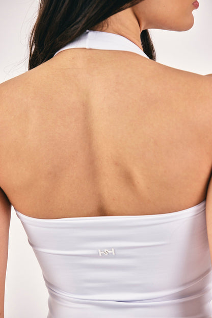 TOP HALTER BLANCO