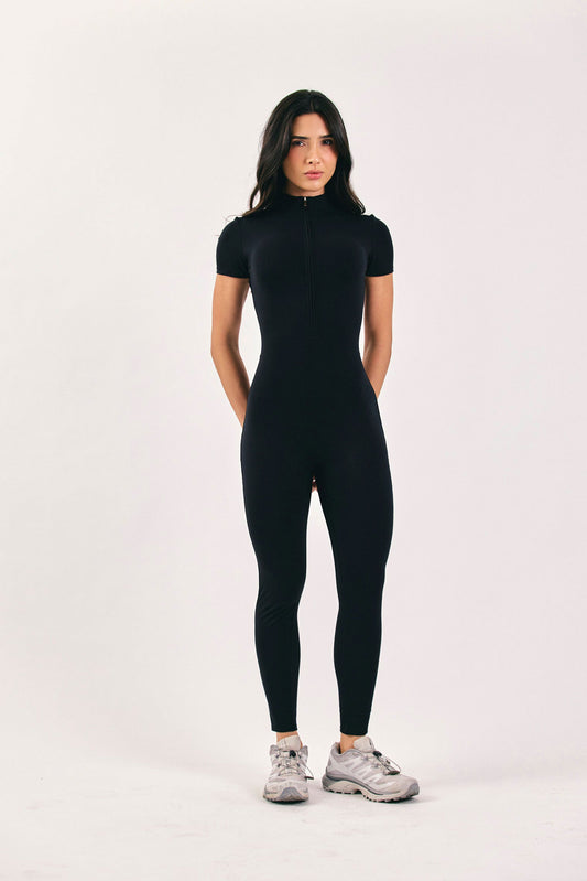 ENTERIZO BASIC CORTO NEGRO